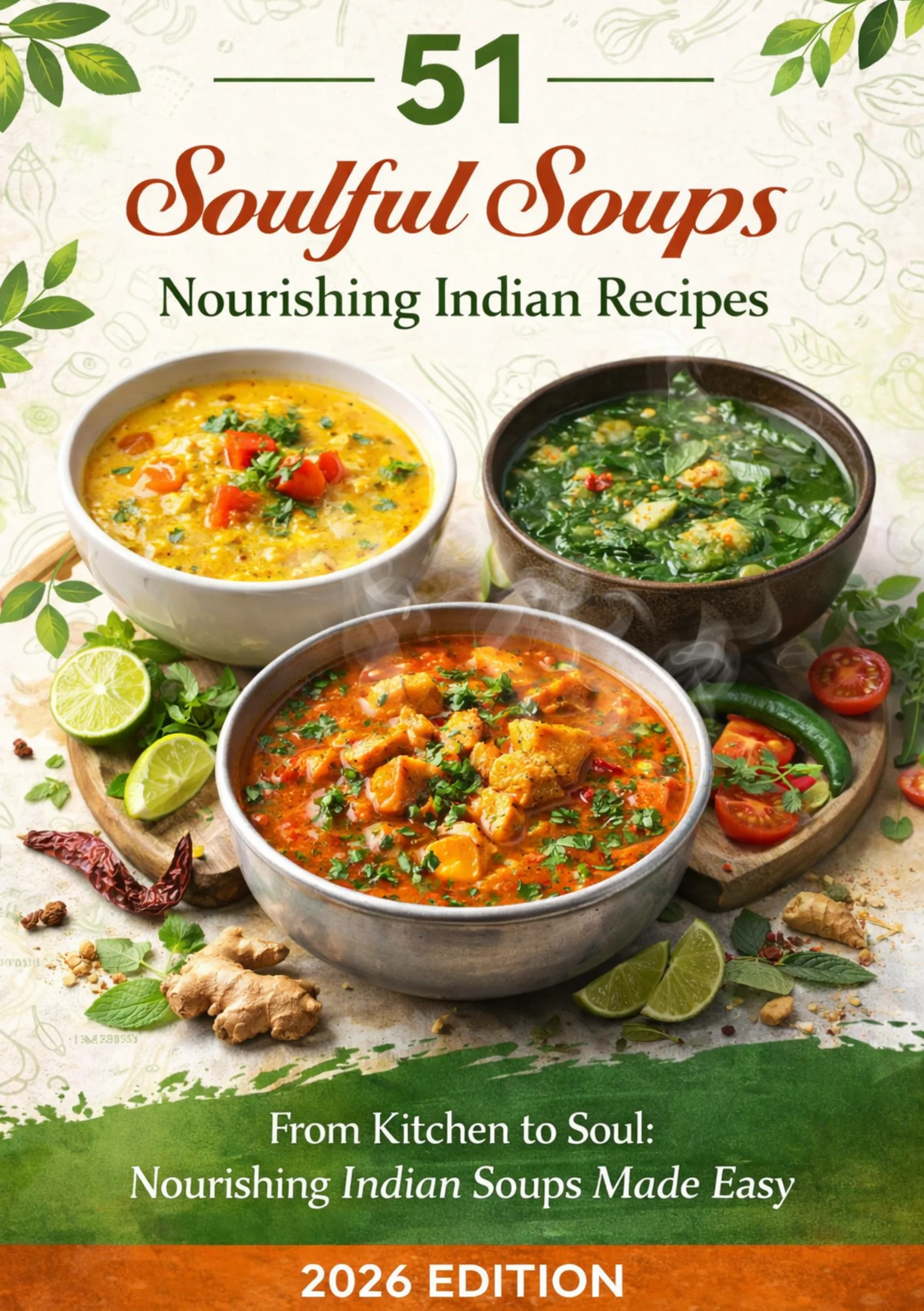 Soulful Soups — Nourishing Indian Recipes — book cover